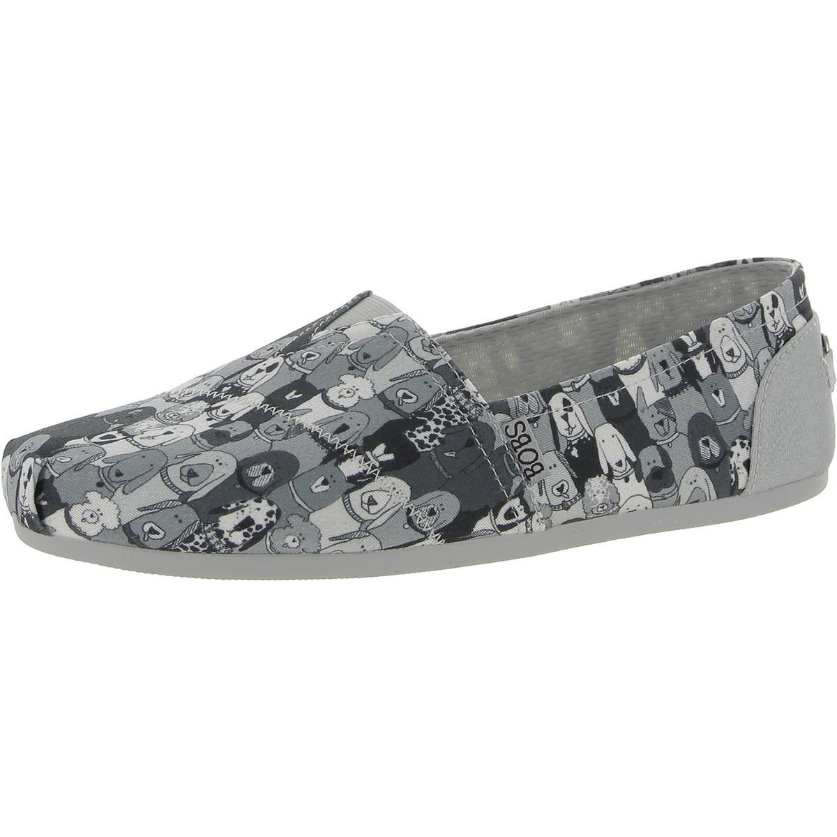 Модные серые мокасины BHFO 1677 от Skechers Womens Bobs из плюша-Wag Party