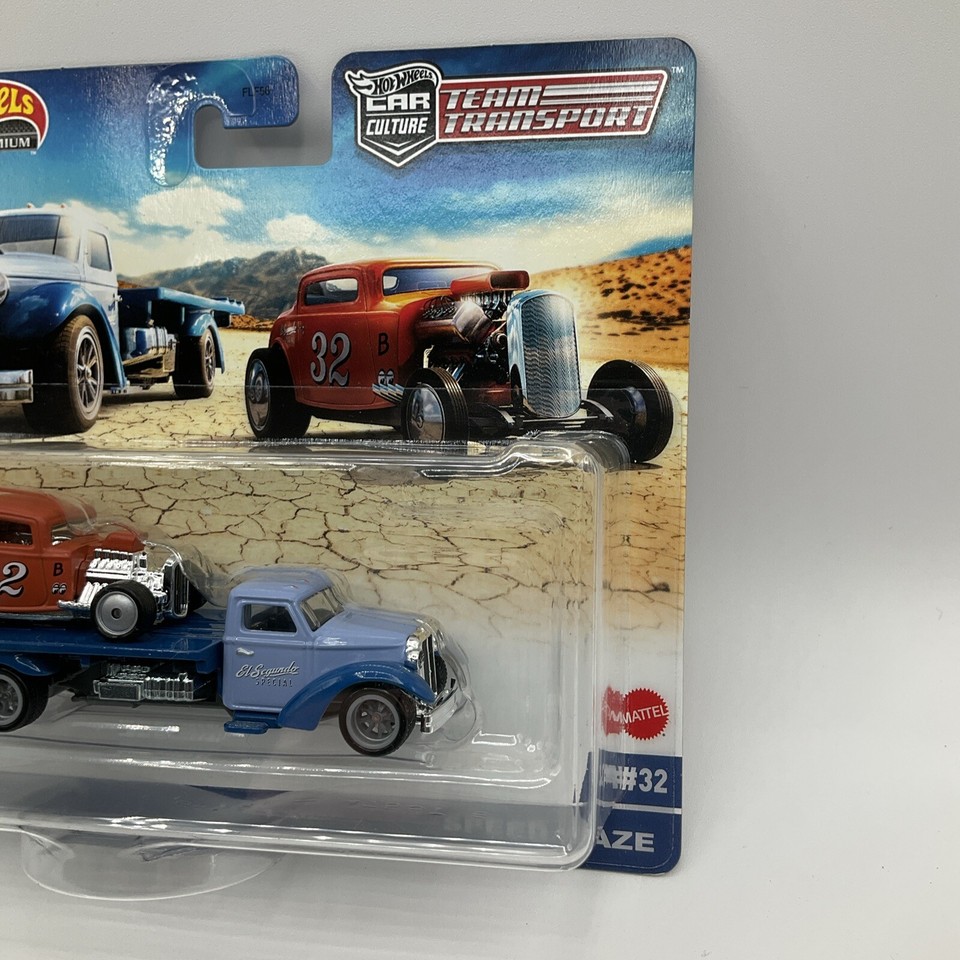 NEW Hot Wheels Car Culture Team Transport 32 '32 Ford & Speed Waze eBay