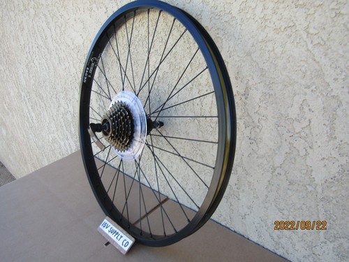 NEW 24'' BICYCLE ALUMINUM 7 SPEEDS REAR WHEEL GREAT FOR YOUR MTB BIKE, TRICYC - Picture 3 of 5