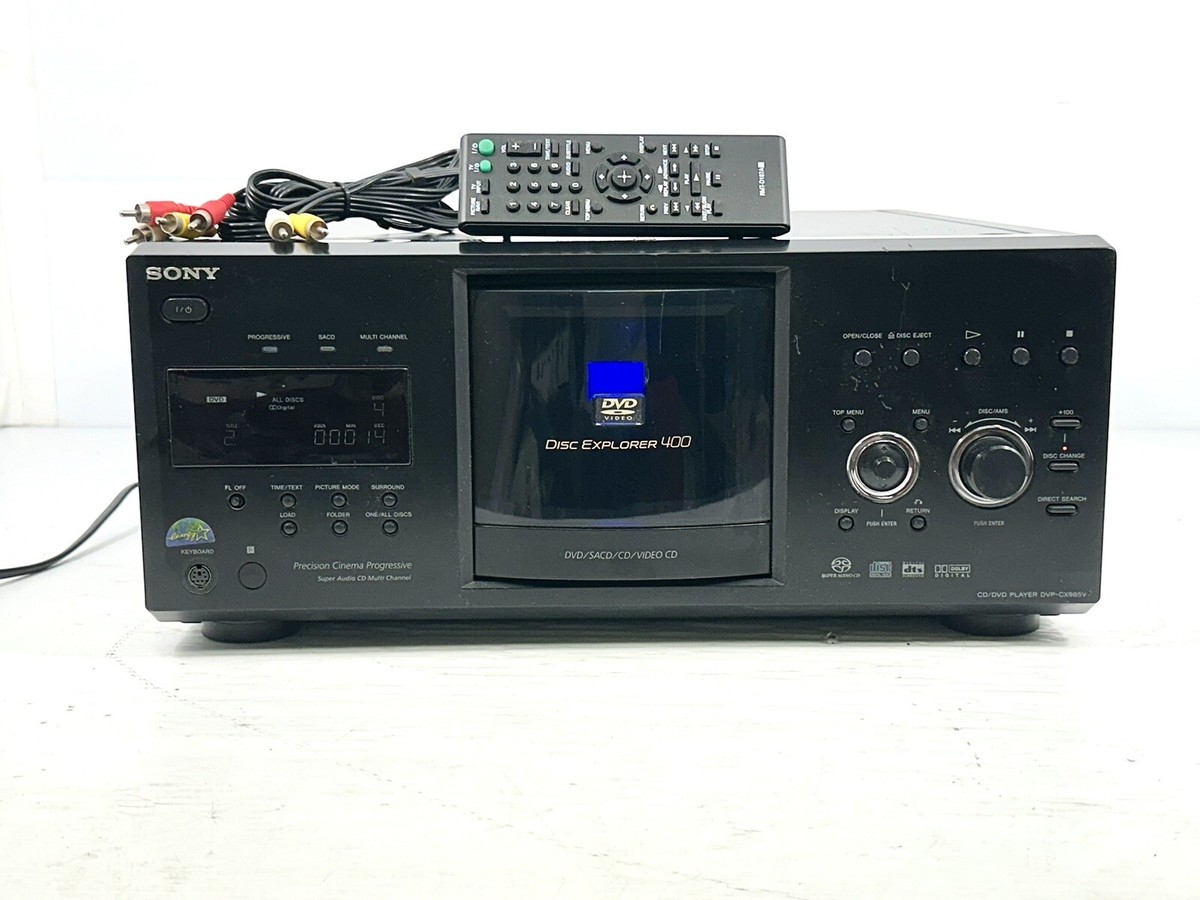 Pro Refurb-Sony Dvp-Cx985V 400 DVD/ CD Changer Player With