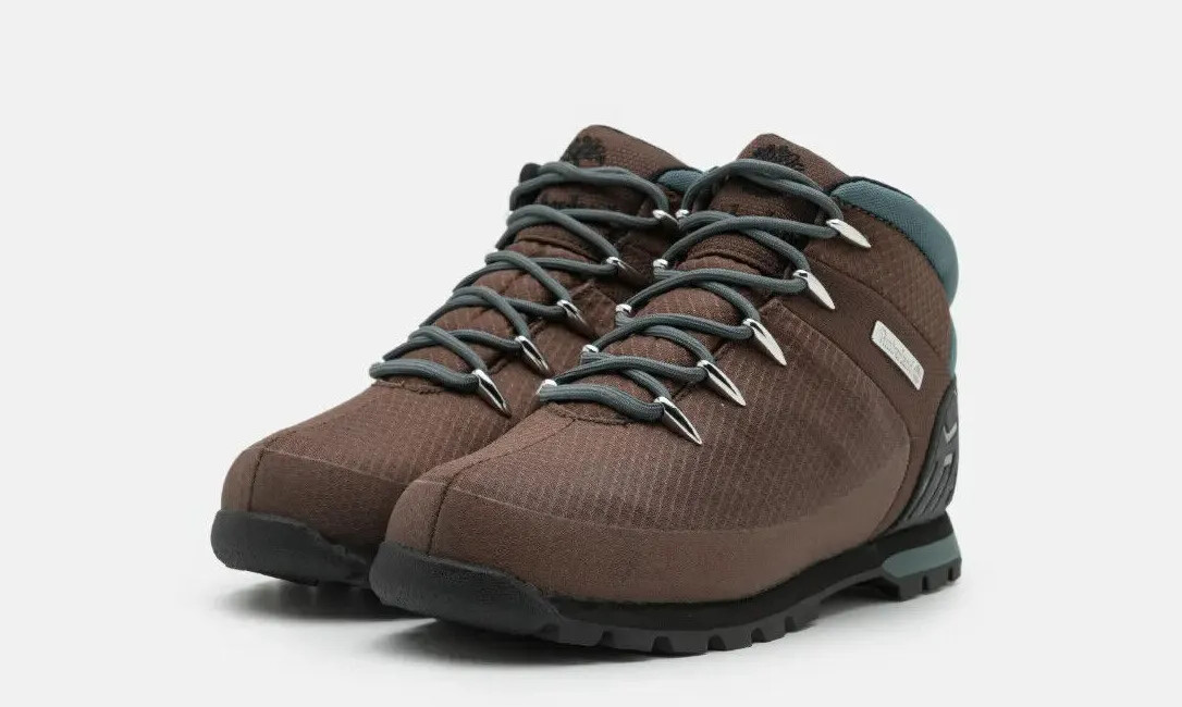 Timberland Euro Sprint Waterproof Mid Hiker UK Mens Winter Boots Brown
