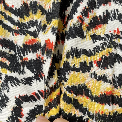 Rachel Comey Target Plus Sz 28W 30W Yellow Tiger Button Up Linen Jumpsuit - Picture 7 of 18