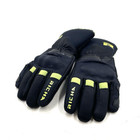 Richa Summit Evo Waterproof Motorcycle Motorbike Gloves Black Fluo Yellow Hipora