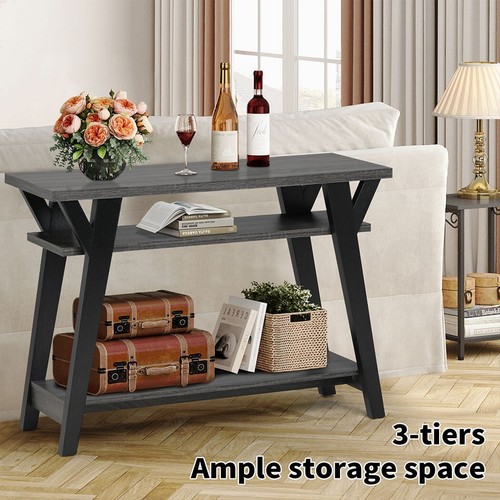 107cm Wooden Console Table Hallway Entryway Tables Sofa Couch for Living Room - Picture 5 of 9