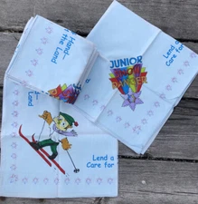 LOT 16 JUNIOR SNOW RANGER BANDANA LEND A HAND-CARE FOR THE LAND FACEMASK Ski Owl