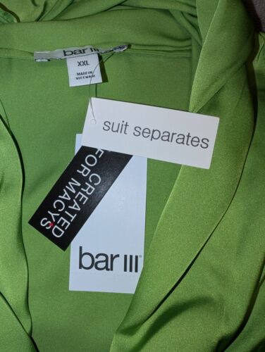 Bar III Suit Separates Blouse Green Apple Size XXL NWT - Picture 3 of 11