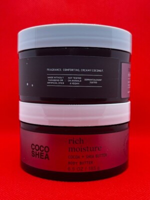 COCO SHEA Rich Moisture Bath & Body Works Body Butter 6.5 Oz Set of 2