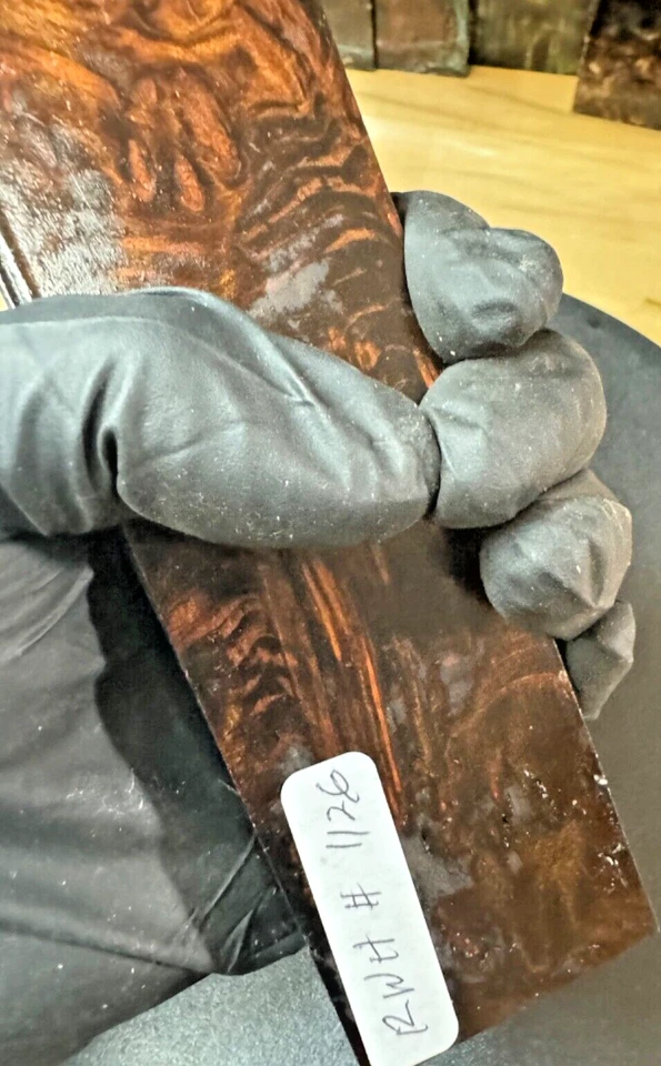 1126 STABILIZED HYBRID REDWOOD BURL,KNIFE SCALE,TOOL HANDLE,SRWB#1126 - Image 3 of 4