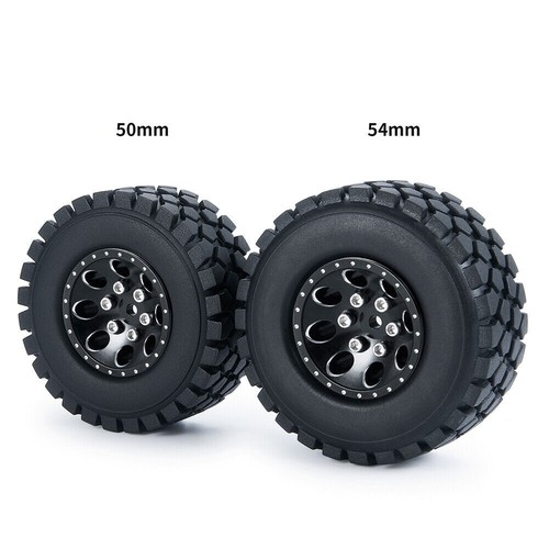 1.0'' Tires & Beadlock Wheel Rims for 1/24 RC Crawler Car Axial SCX24 Model Car - Picture 21 of 60