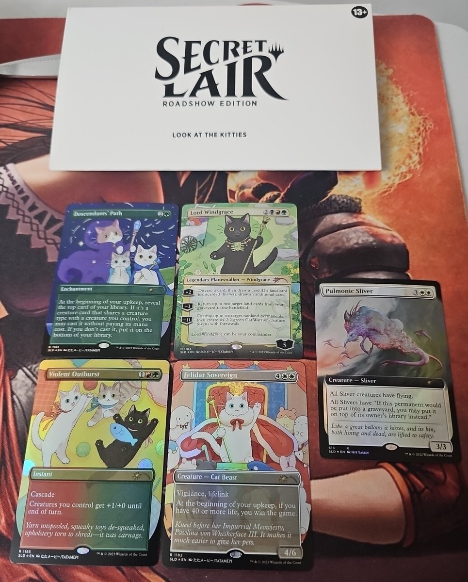 Secret Lair Drop: Look At The Kitties plus Bonus FOIL MtG Secret Lair Drop: Look At The Kitties plus Bonus FOIL MtG