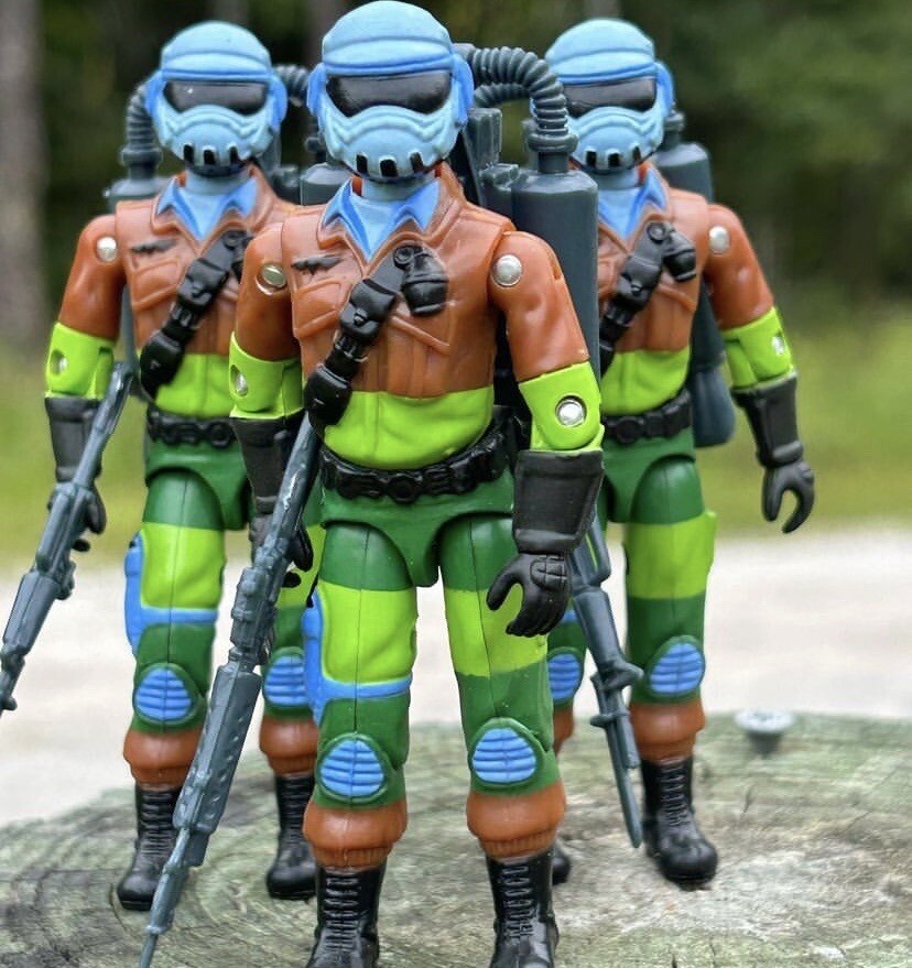 Steel Brigade Subteam 3pack GI Joe Night Force,Tiger Force,Marauders Black Major Steel Brigade Subteam 3pack GI Joe Night Force,Tiger Force,Marauders Black Major