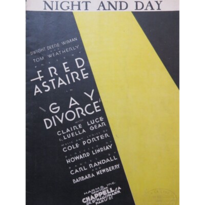 Night And Day Cole Porter Fred Aster Gesang Piano 1932
