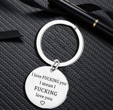 Christmas Gifts for Women Men Funny Couple Keychain Wedding Anniversary Etc.