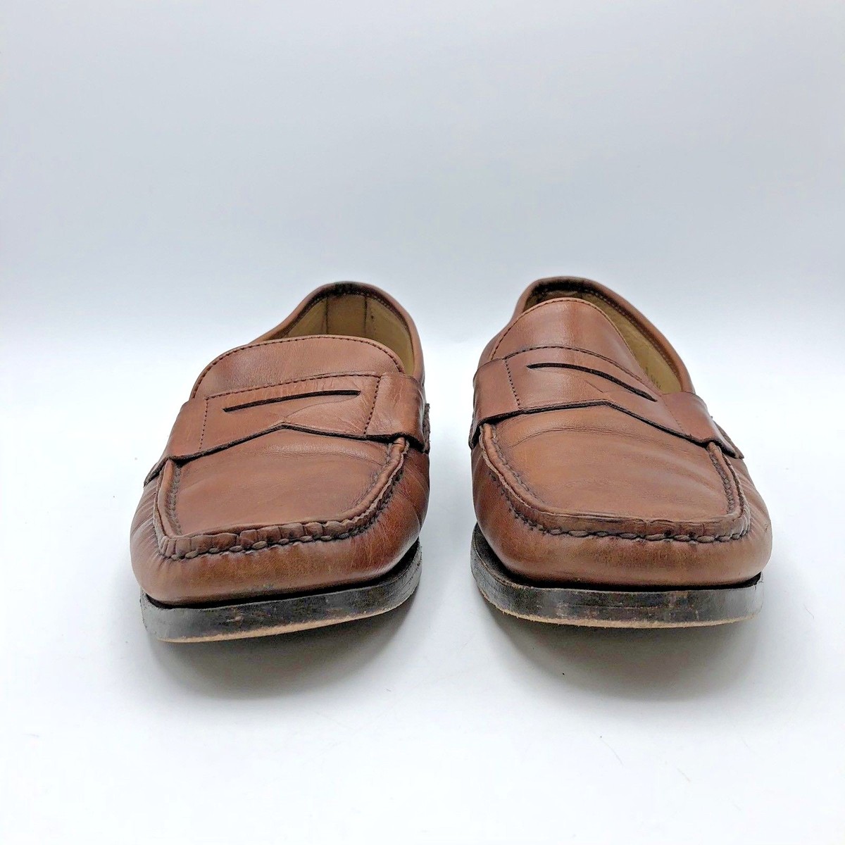 Allen Edmonds Hanover Men Brown Slip On Penny Loafer Shoe Size 11.5 Allen Edmonds Brown Loafer Casual Shoes for Men for sale | eBay main image 4