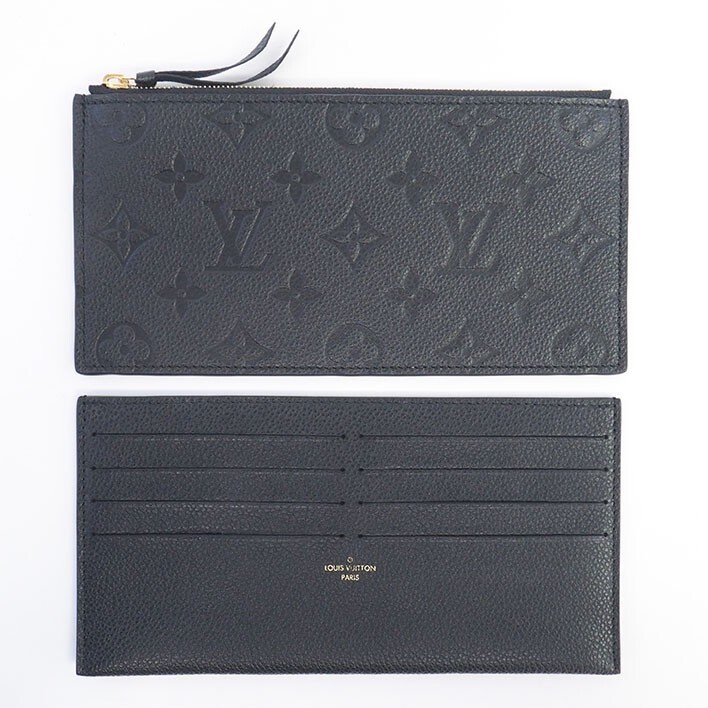 Auth Louis Vuitton M82477 Felicie Pochette Handbag Black Monogram  