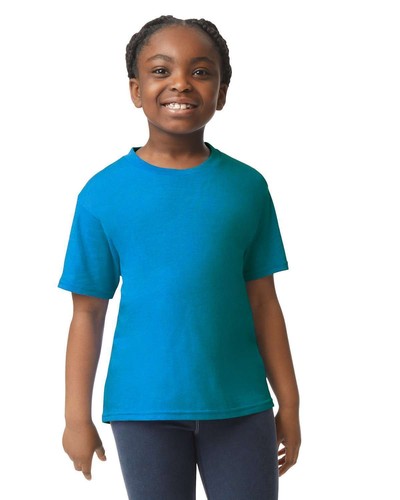 Gildan Youth 100% Ring Spun Cotton Softstyle T-Shirt - G640B - Picture 20 of 21