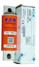New Eaton EVK30-150 Electric Vehicle Fast Acting Fuse 150A, 1000V DC, IR 25kA