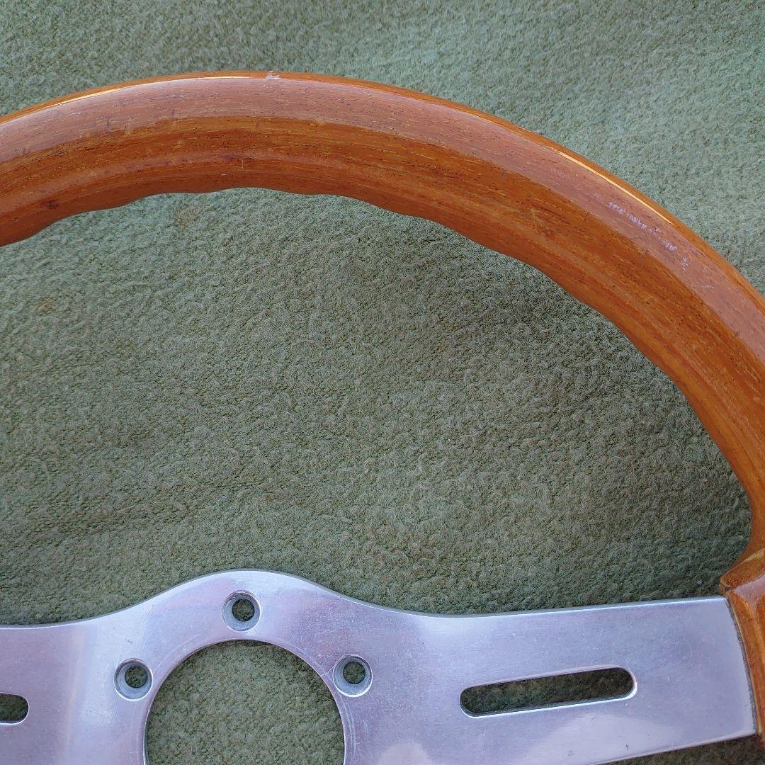 Vintage OBA Wood Steering Wheel 35cm MADE IN ITALY F/S | eBay