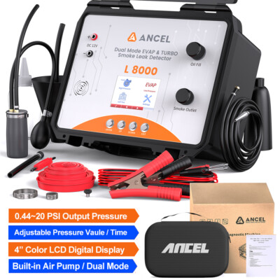 ANCEL L8000 Vacuum Leak Detector EVAP Smoke Machine Car Diagnostic Tester Tool