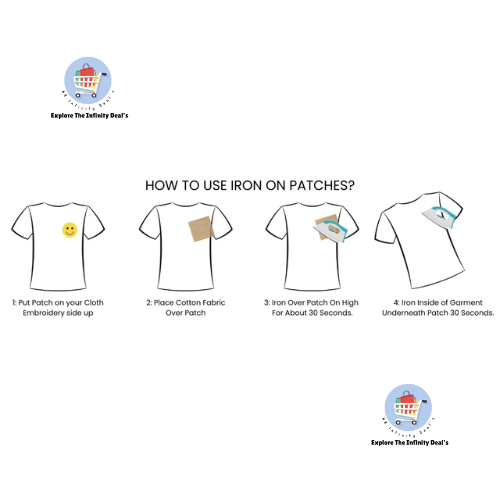 Luxury Style Fashion Patch – Embroidered Iron-On Badge for Jackets, Bags & DIY - Bild 3 von 4