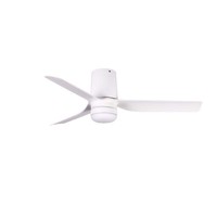 Flacher Deckenventilator Mit Led Licht Und Fernbedienung Mini Punt Tub Dc Weiß