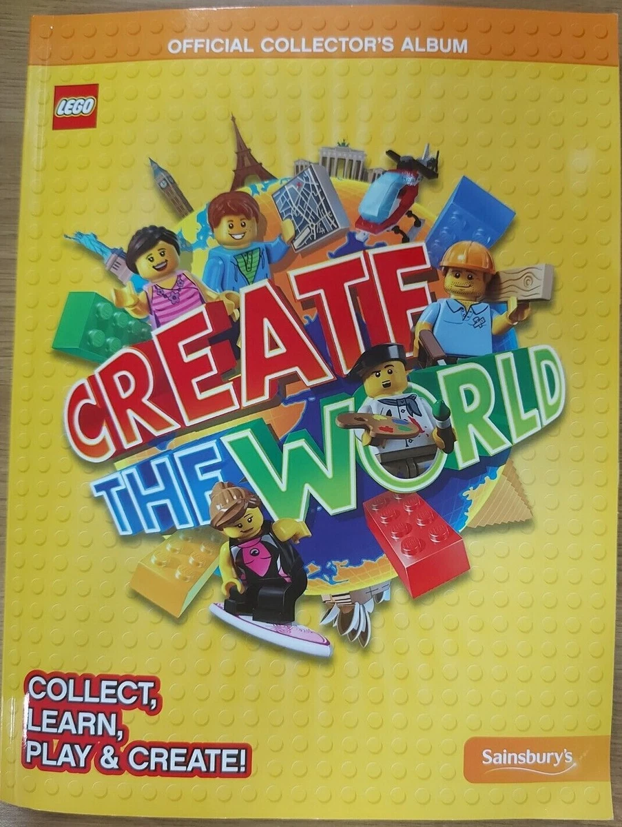 Sainsburys LEGO CREATE THE WORLD Cards Book 2017 Pick to