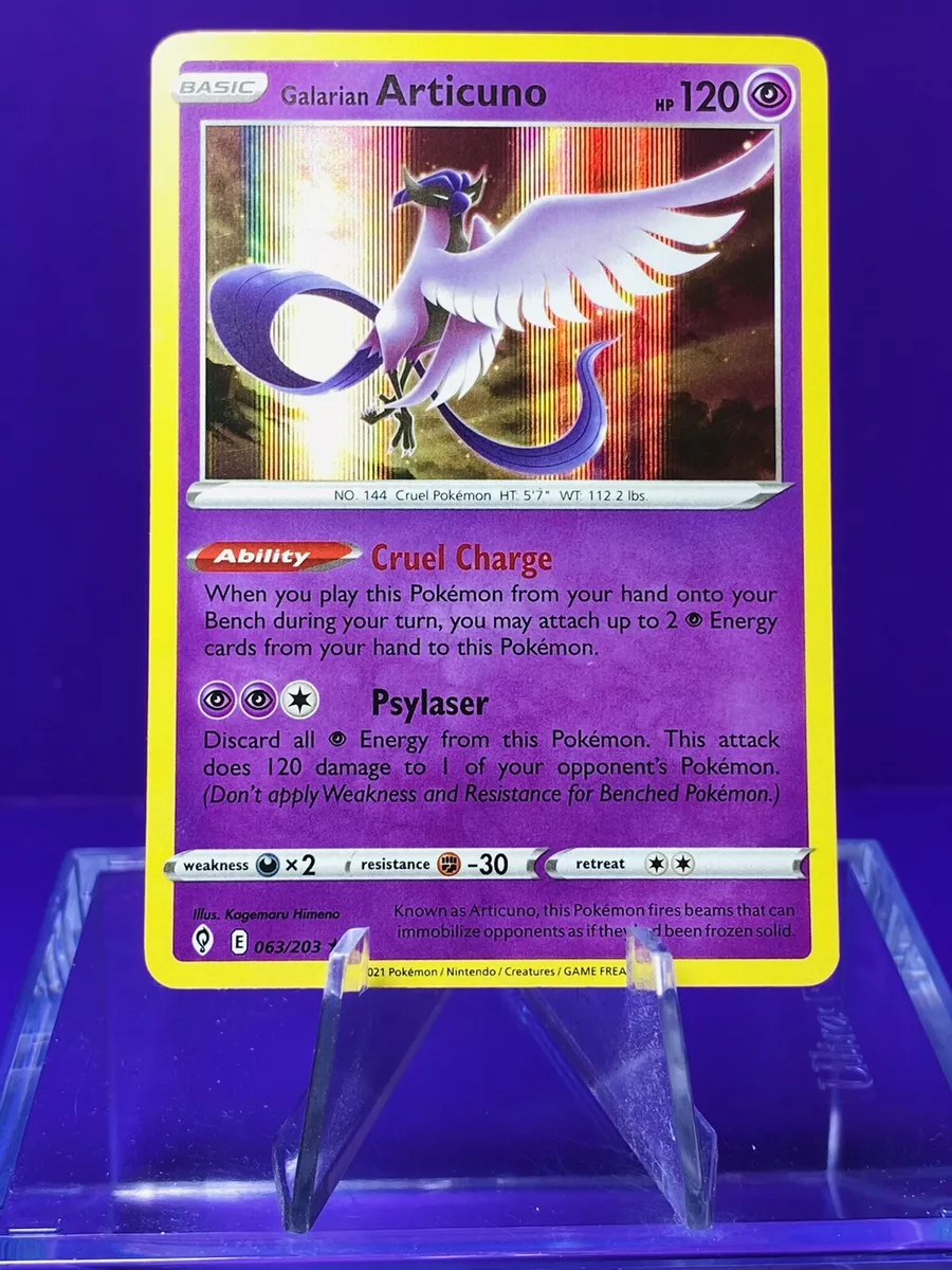 Galarian Articuno - 063/203 - Holo Rare - Pokemon Singles