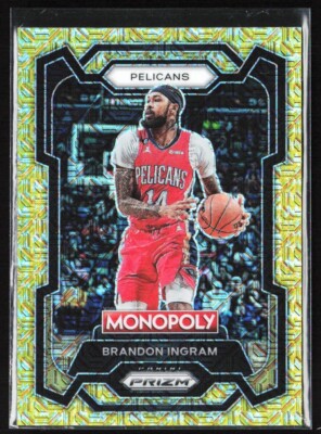 2023-24 GOLD MILLIONAIRE SHIMMER BRANDON INGRAM 432/500 NEW ORLEANS PELICANS #57