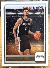 Victor Wembanyama RC 2023-24 NBA Hoops Basketball #277 Winter Base SA Spurs