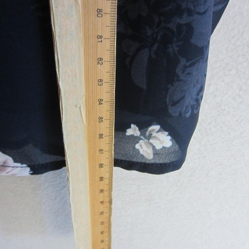 Dotti Dress Womens Size 10 Small Navy Blue Pink Floral Fit Flared Work Party - Picture 17 of 20