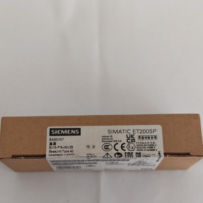 Siemens SIMATIC ET200SP BaseUnit BU15-P16+A0+2B BU15-P16+A0 Type A0