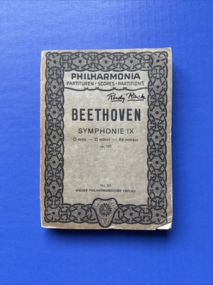 Beethoven - Symphony No. 9 in D Minor - Philharmonia Miniature Study Score PB