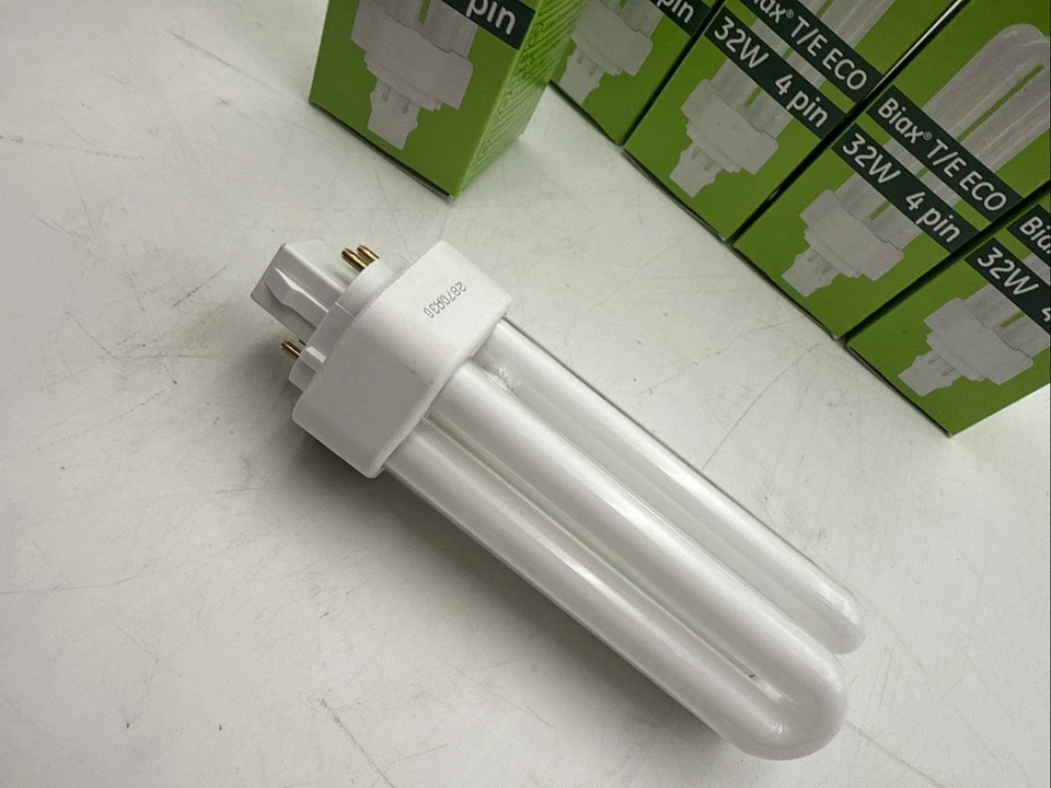 5 GE 97630 F32TBX/830/A/ECO 32W T4 Triple Tube CFL 4pin GX24q-3 3000k Warm White - Image 4 of 4