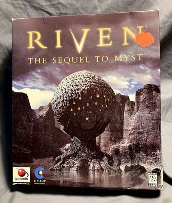 Riven: The Sequel to Myst (Windows/Mac, 1997) Beautiful Classic Computer Game