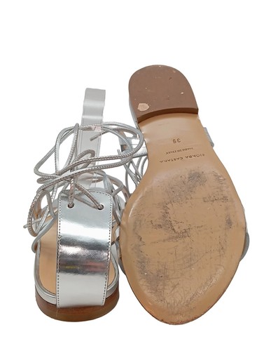 BIONDA CASTANA Sandalo con cinturino Donna Taglia IT 39 argento stile casual - Foto 2 di 5