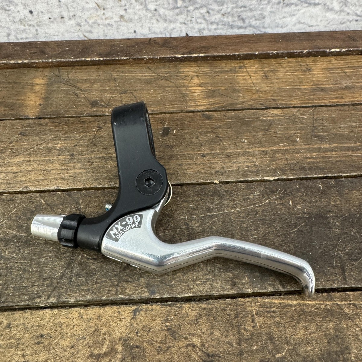 Vintage Dia-Compe MX-99 BMX Brake Lever LEFT Silver 2-Finger Fits