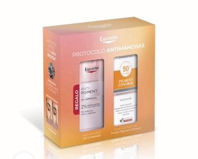 Eucerin Pack Protector Solar Pigment Control + Gel Limpiador Antipigment  