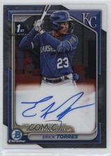 2024 Bowman Chrome Prospect Auto Erick Torres #CPA-ET Auto 11o2