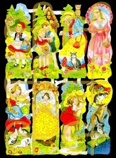 Glanzbilder M&auml;rchen Mix III, 50er Jahre