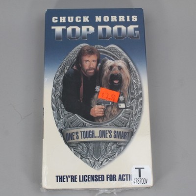 Top Dog (VHS, 1995) Chuck Norris NEW Sealed
