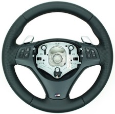 BMW E81 E82 E87 E88 E90 E91 E92 E93 neu bezogen Nappa im Tausch Schaltwippen