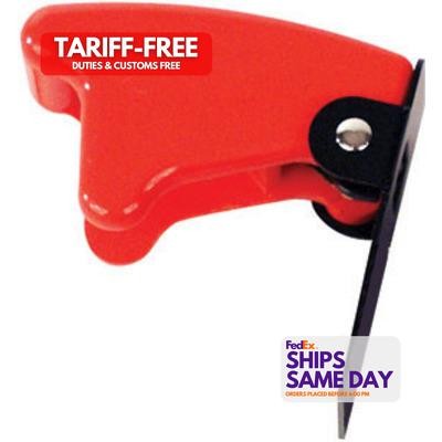 Longacre 52-45370, One Red Plastic Flip Up Switch Cover Performance Racing Parts
