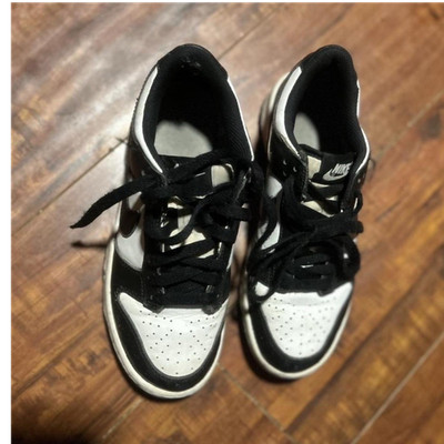Nike Dunk Low Colorblock Black White Low Top Athletic Sneakers Men
