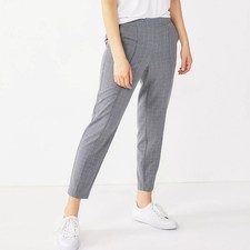 Nine West Relaxed Crop Pull on Pants XS