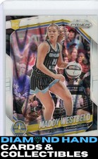 2025 Panini Prizm WNBA #138 Maddy Westbeld White Seismic Prizms