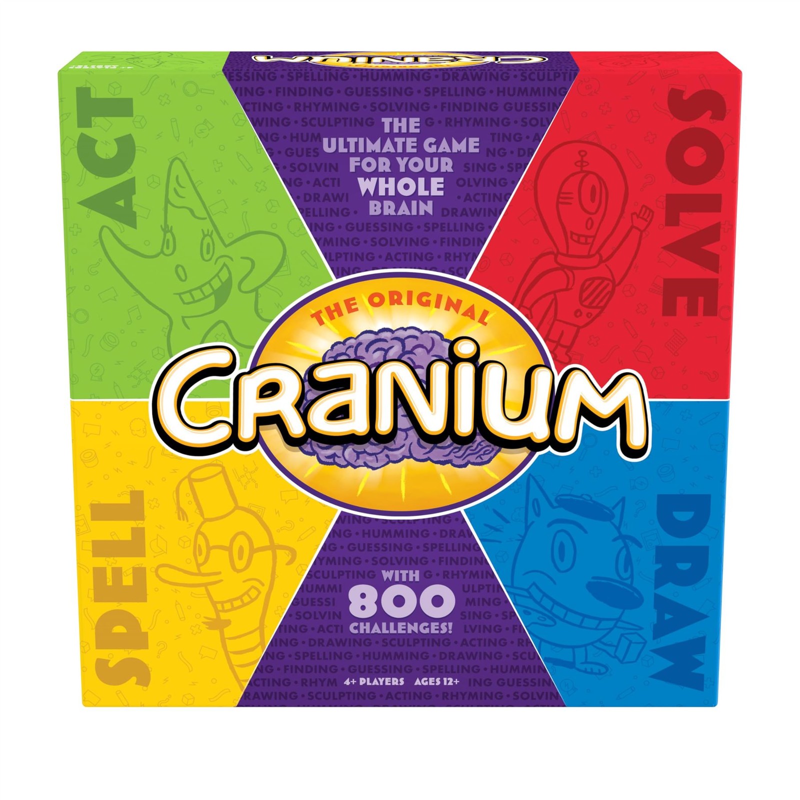 Goliath Cranium Original Board Game Spell Solve Act Draw Family Game 4+ Players - Image 7