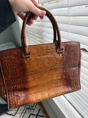Vintage Pre-Owned Gorgeous Michael Kors Hamilton Alligator Handbag Bag Satchel