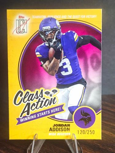 2025 Topps Signature Jordan Addison Base (RAW)