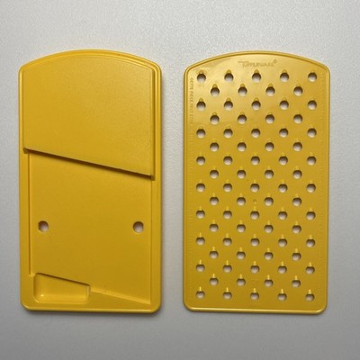 Tupperware Kitchen Works 1852 Grater & 1853 Slicer; YELLOW; FREE SHIP
