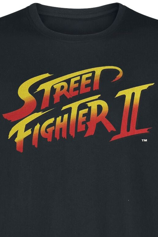 Футболка Street Fighter Herren с короткими рукавами schwarz для фанатов-Товары для игр